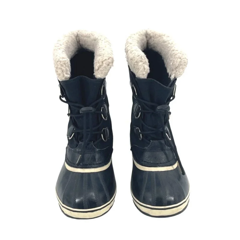 Sorel Yoot Pac Womens Waterproof Winter Snow Boots 5 Faux Fur Insulated Black